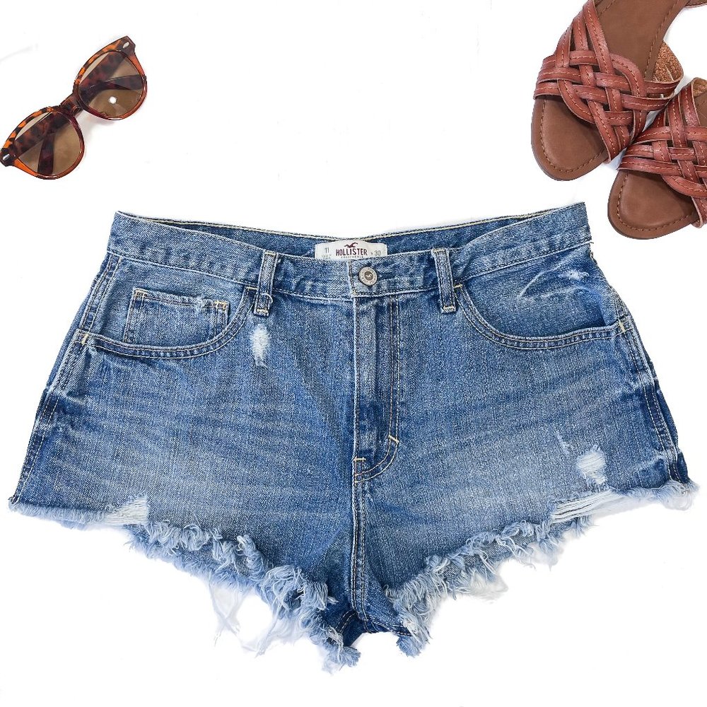 Hollister | High Rise Cutoff Jean Shorts | 11 / 30 - Picture 1 of 14